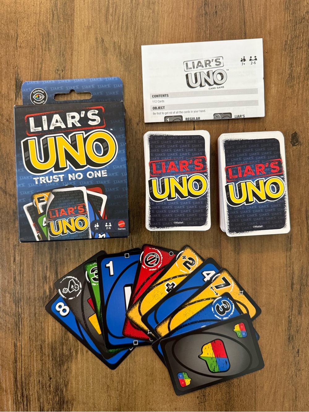 Mattel Liar's UNO Card Game